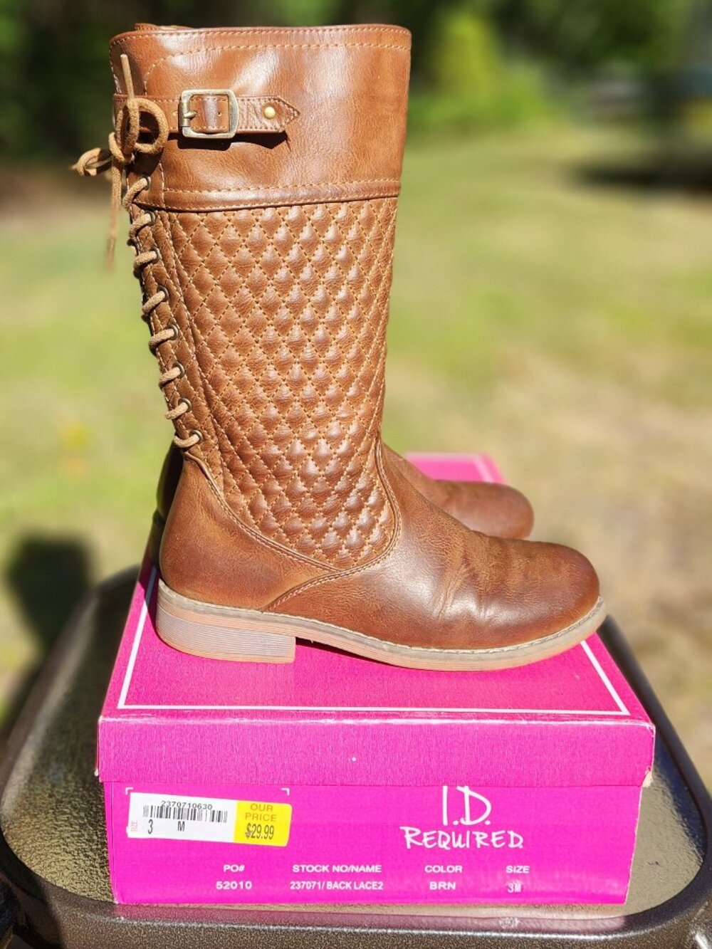 Youth Size 3 Tall Boots